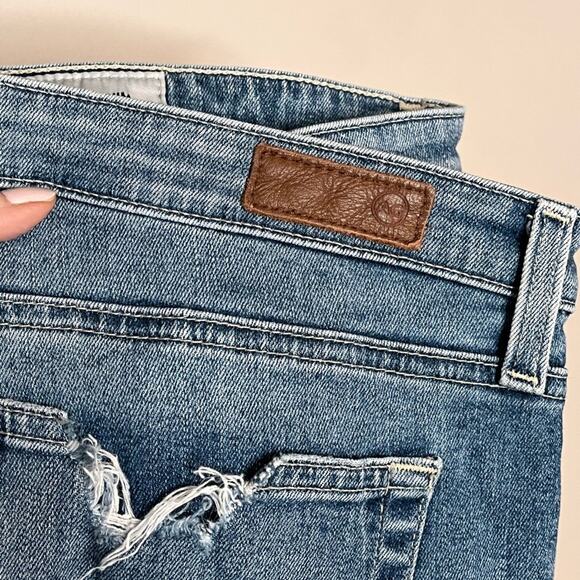 AG Adriano Goldschmied Jeans Jodi Crop High-Rise Slim Flare Size 31 - Picture 8 of 9